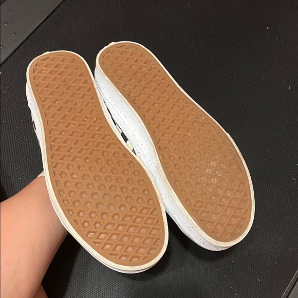 Vans Black and White Checkered Shoes - Picture 6 of 9